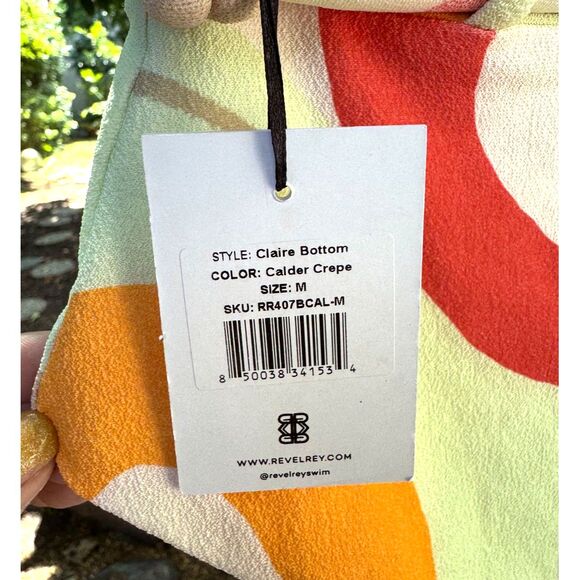 NWT Anthropologie Revel Rey Spencer Cream Yellow Orange 2 Piece Bikini Size M - Picture 11 of 15